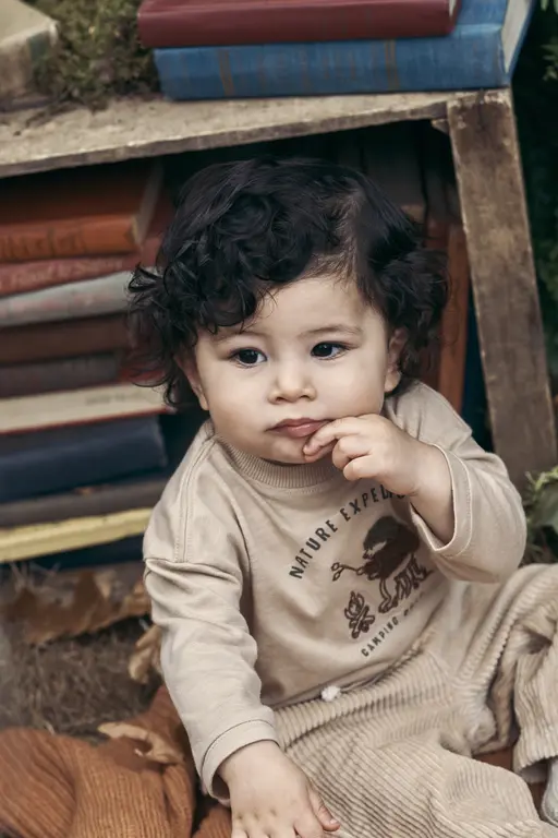 Boy sitting